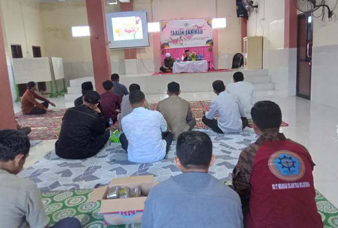 DPD Wahdah Islamiyah Bulukumba Gelar Taklim Sakinah: Penguatan Mentalitas Keluarga Dai dan Daiyah